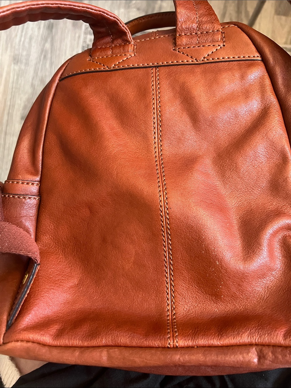 Frye Rustic Chestnut Leather Mini Backpack - Picture 15 of 15